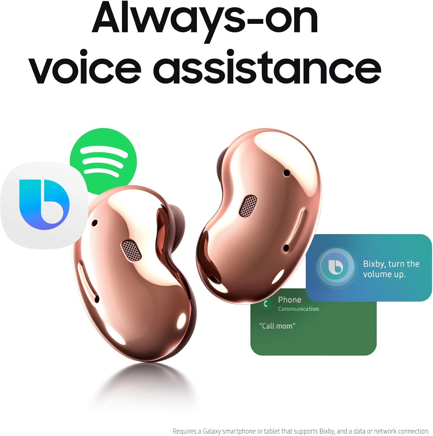 SAMSUNG Galaxy Buds Live True Wireless Earbuds with Active Noise Cancelling, Mystic Red K945960