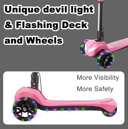 3 Wheel Electric Scooter for Kids Ages 3-8, LED Display, Folding Z64684