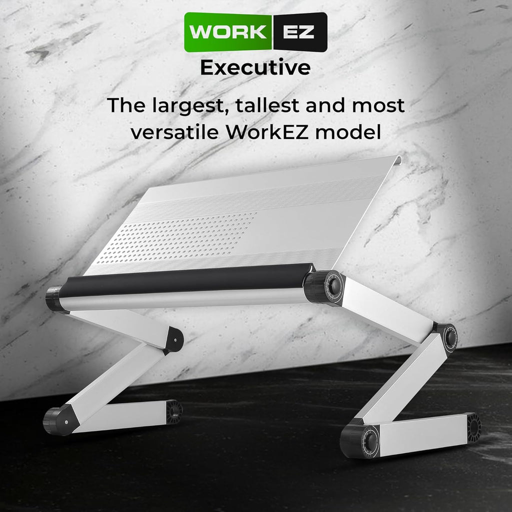 WorkEZ Executive Adjustable Ergonomic Aluminum Laptop Cooling Stand D69902