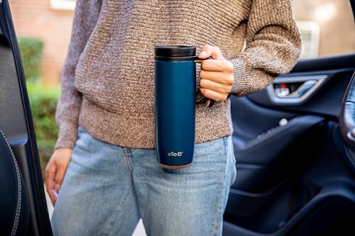 Ello Magnet 18oz Vacuum Insulated Stainless Steel Travel Mug with Leak-Proof Lid R23606