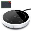 Coffee Mug Warmer, 50W Coffee Cup Warmer with 3 Temperature Settings (105℉-180℉) and 4 Hours Auto Shutt-Off Function for Office Home Desk Use, for Keep Coffee Tea Milk Hot(Black)
