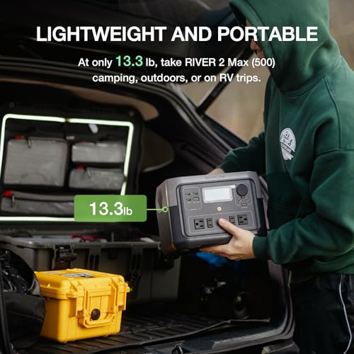 EF ECOFLOW RIVER 2 Max 500 Portable Power Station 499Wh LiFePO4 R81105