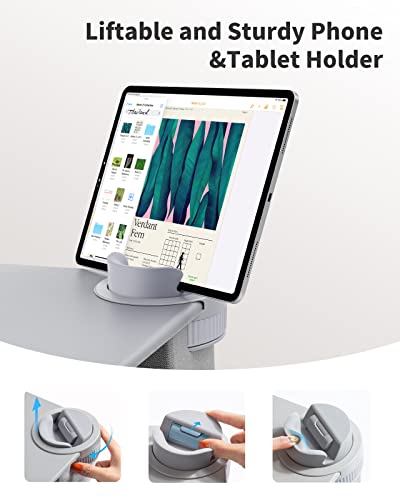SAIJI Laptop Lap Desk, Portable with Storage Drawer, Fits Up to 17" Laptop S34883