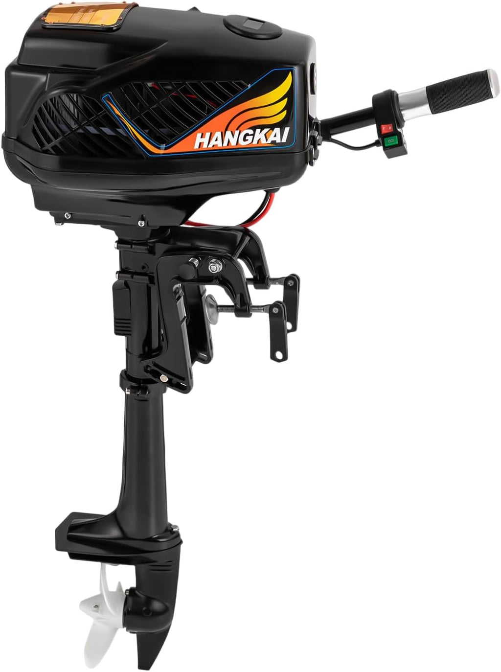 Short Shaft Electric Outboard Motor, Strong Power Trolling Boat Motor, 48V Fishing Boat Trolling Engine, 1200W Brushless Motor for Fishing Boats Kayak Small Boats