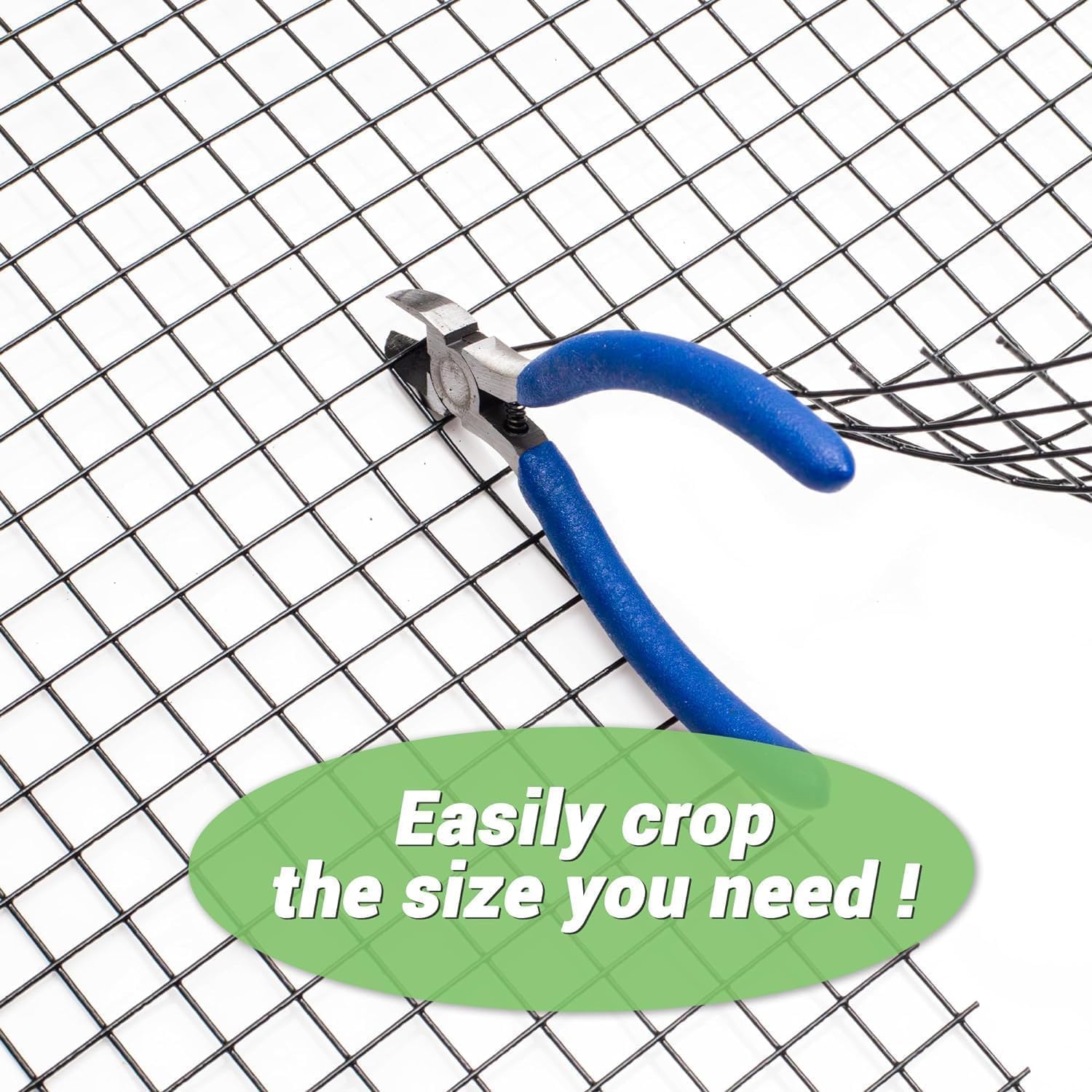 HITTITE Hardware Cloth 1/2 inch 36 x 25 ft, 19 Gauge PVC Coated Wire Mesh A822438