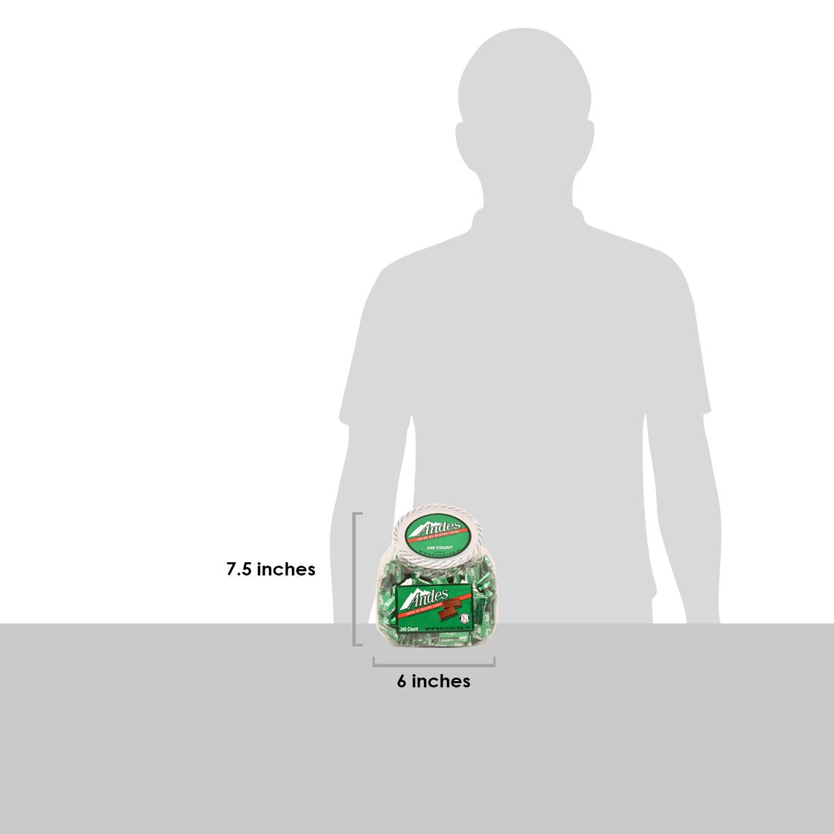 Andes Creme De Menthe Thin Mints - 40 Oz Tub, 240 Count Y10910