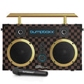 Bumpboxx Bluetooth Boombox Ultra Plus | Retro Boombox with Bluetooth Speaker | Includes Rechargeable Lithium Battery, Carrying Strap & Mic | Easy to Carry | NYC Graffiti