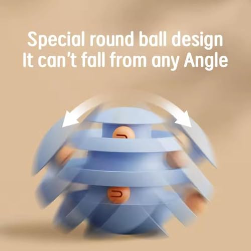 3 Tier Cat Turntable Toy with Moving Balls (Deep Blue) W926