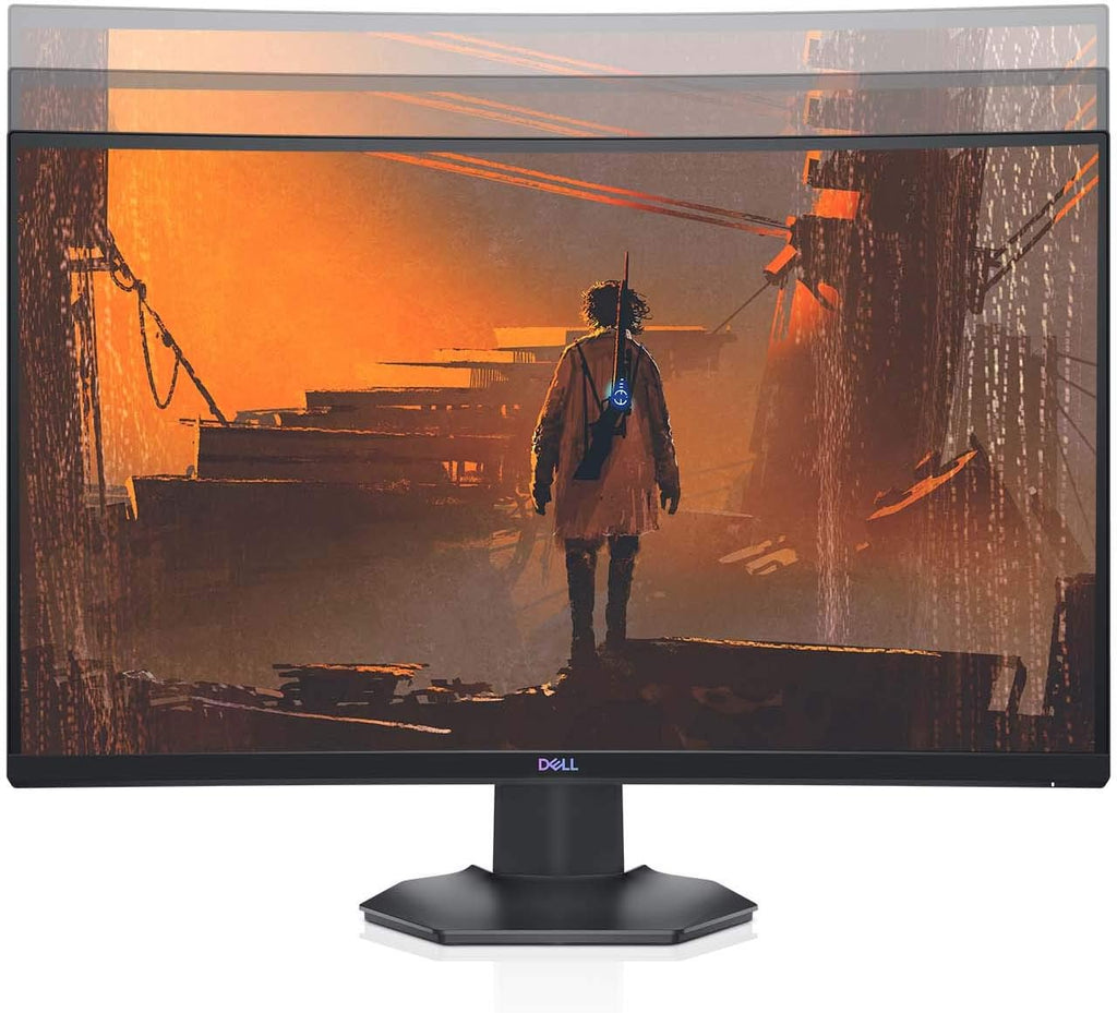 Dell 27 Inch 144Hz Curved Gaming Monitor FHD G-Sync FreeSync Gray H66064