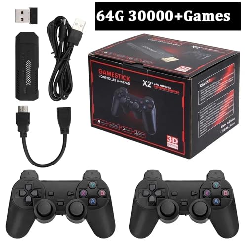 X2+ Game Stick 2.4G Wireless Controller Gamepad for Retro Game Console X7199