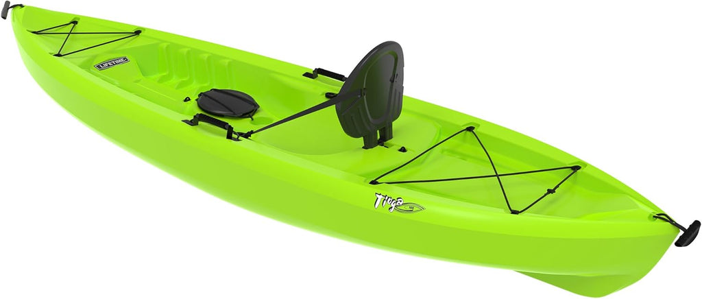 Lifetime Tioga Sit-On-Top Kayak with Paddle, Lime, 120" H49464