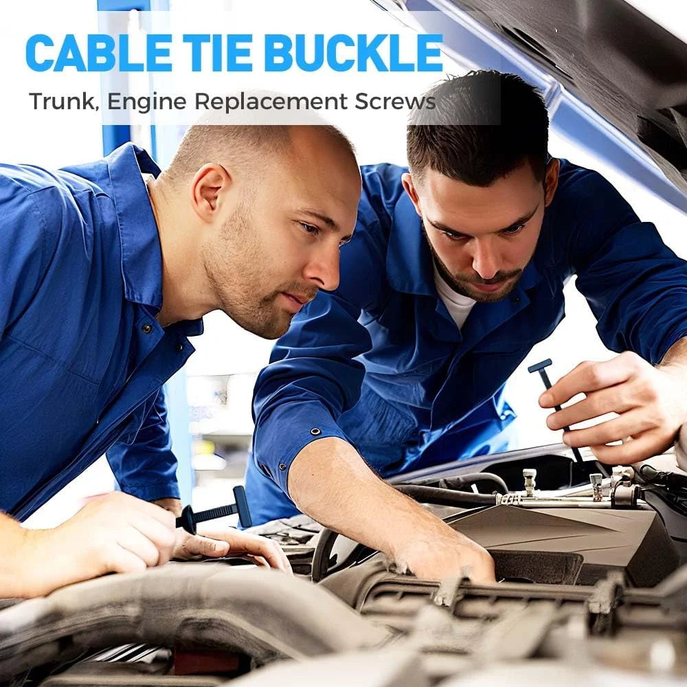 Nylon Universal Cable Tie Buckle, Heavy Duty Self-Locking R1383