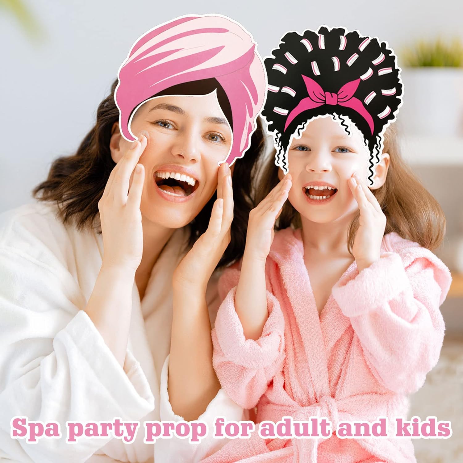 Konsait 26 PCS Spa Party Photo Booth Props for Girls K955284