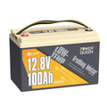 Power Queen 12.8V 100Ah LiFePO4, Upgraded Low Temperature Cut-off Function, Built-in 100A BMS, Grade A Battery Cell, Up to 15000+ Cycles, Perfect for Trolling Motor, Marine, RV and Off Grid