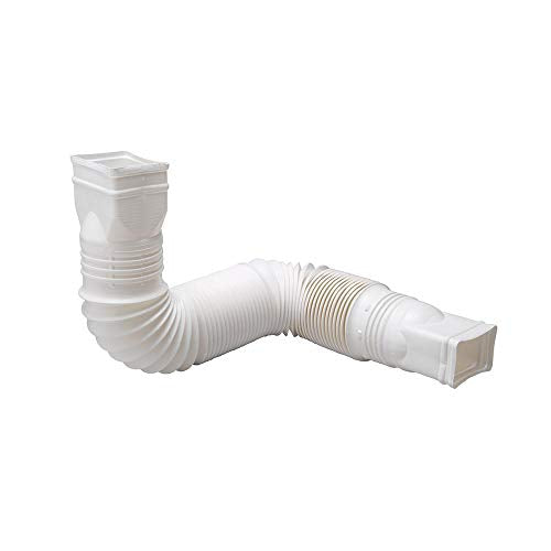 Black Flexible Downspout Extension Gutter Connector, 25-55 inches K121891
