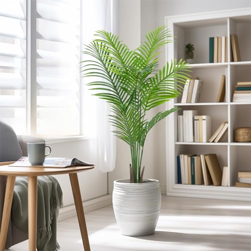 AnTing Artificial Areca Palm Plant 6FT, Faux Tropical Tree Indoor Decor (2 Pack) Z868
