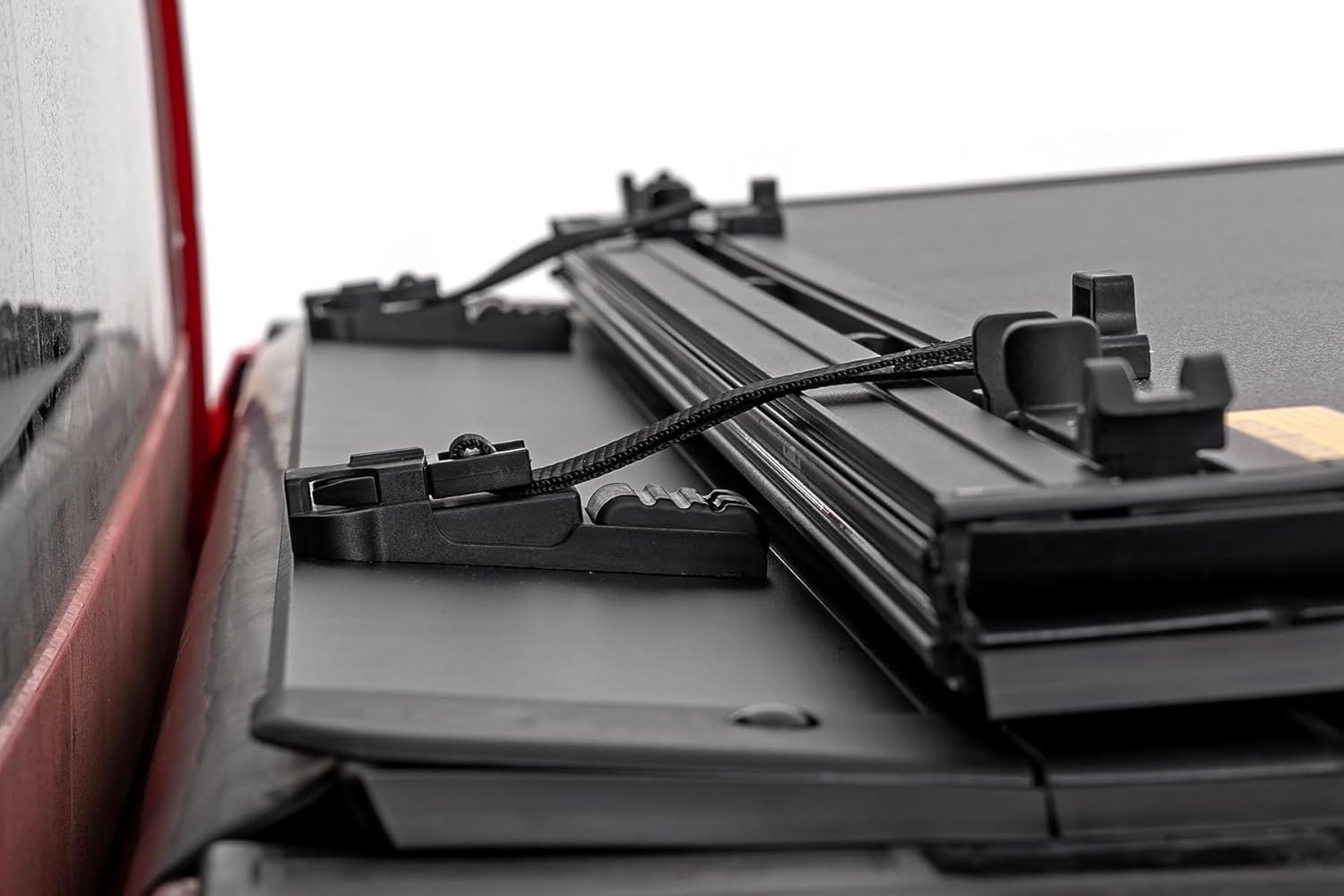 Rough Country Hard Tri Fold Truck Bed Cover for Chevy Silverado 1500 / GMC Sierra 1500 (2019-2024) Y49826