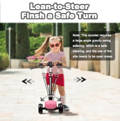 3 Wheel Electric Scooter for Kids Ages 3-8, LED Display, Folding Z64684