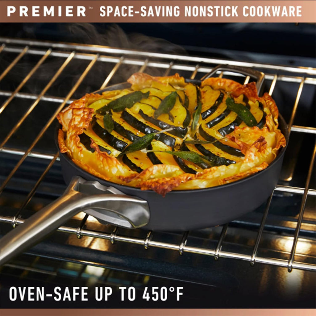 Calphalon Premier 8 Quart Hard Anodized Nonstick Multi-Pot with Glass Lid V6059