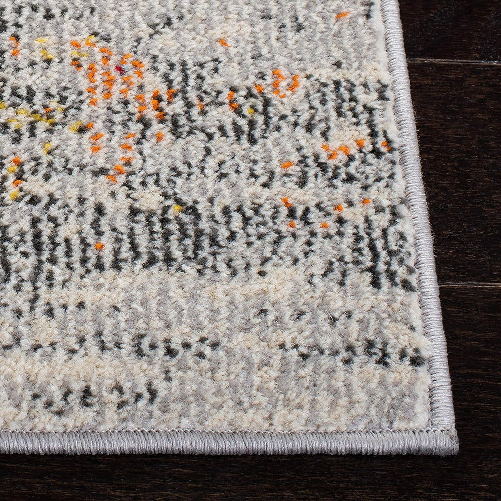 SAFAVIEH Madison Collection Runner Rug 2'2" x 12', Grey & Gold, Modern Boho I109