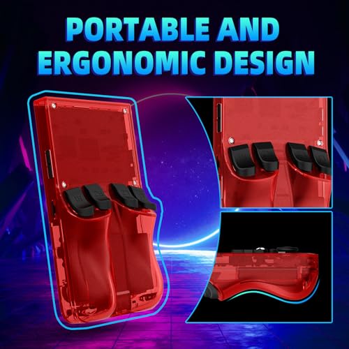 R36MAX Retro Handheld Game Console 64GB Preloaded Portable Emulator with 4.0-in HD IPS Screen E294502