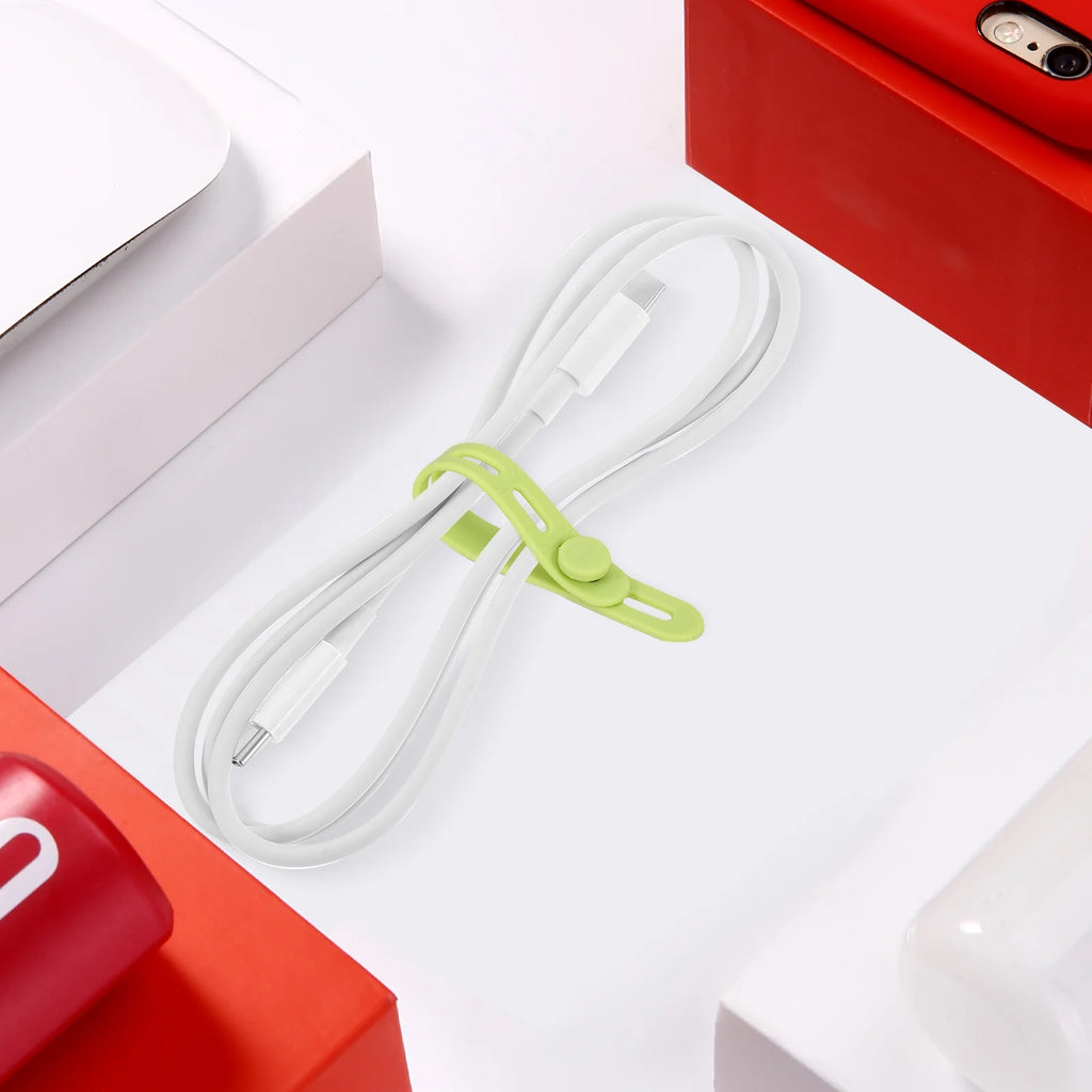 Silicone Cable Manager Wire Organizer 20 Pcs K69656