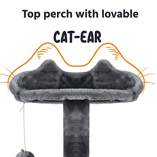 Yaheetech 54in Cat Tree Tower Condo Furniture with Scratch Post Y196