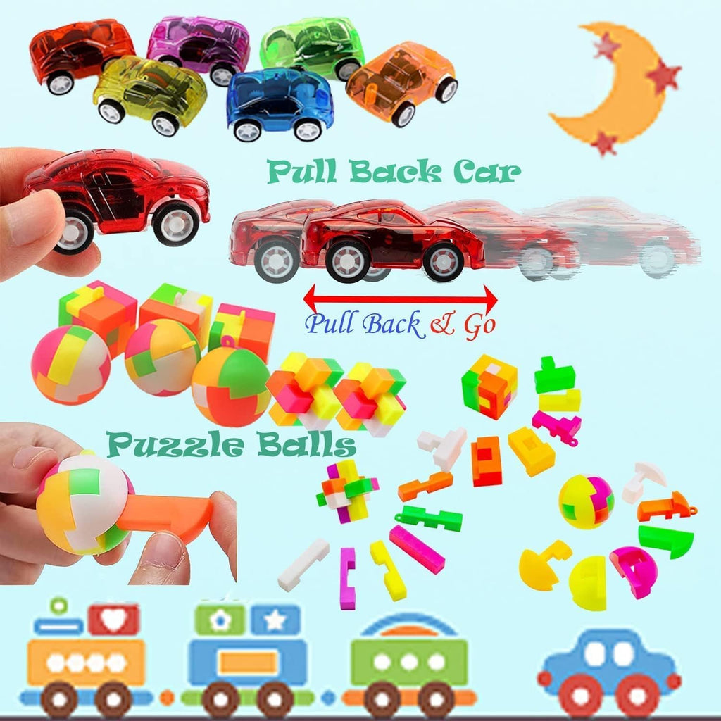 100 Pcs Party Favors Treasure Box Toys for Kids Classroom Carnival Prizes M857763