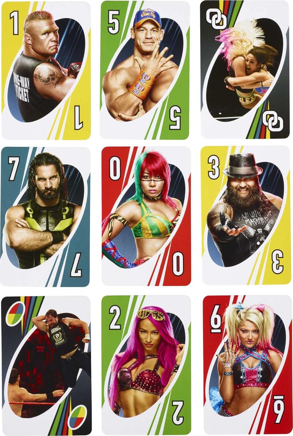 UNO Card Game, Matching WWE Superstars, for 2-10 Players Ages 7+ G785058