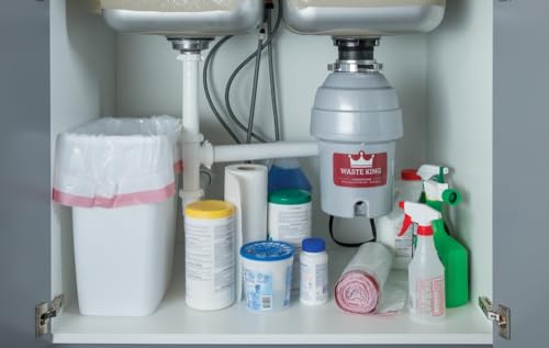 Waste King L-5000TC Batch Feed Garbage Disposal, 3/4 HP with Power Cord L7253