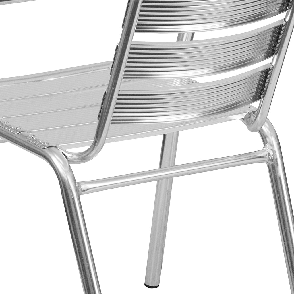 EMMA + OLIVER Heavy Duty Aluminum Stack Chair Z14307