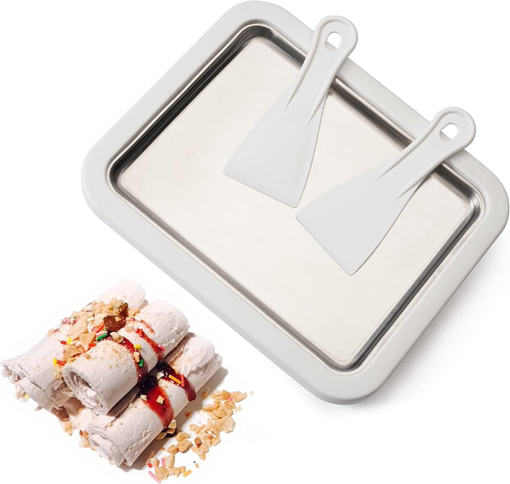 Instant Rolled Ice Cream Maker Sorbet Gelato Soft Serve Slushy Frozen Yogurt Ice Cream Machine