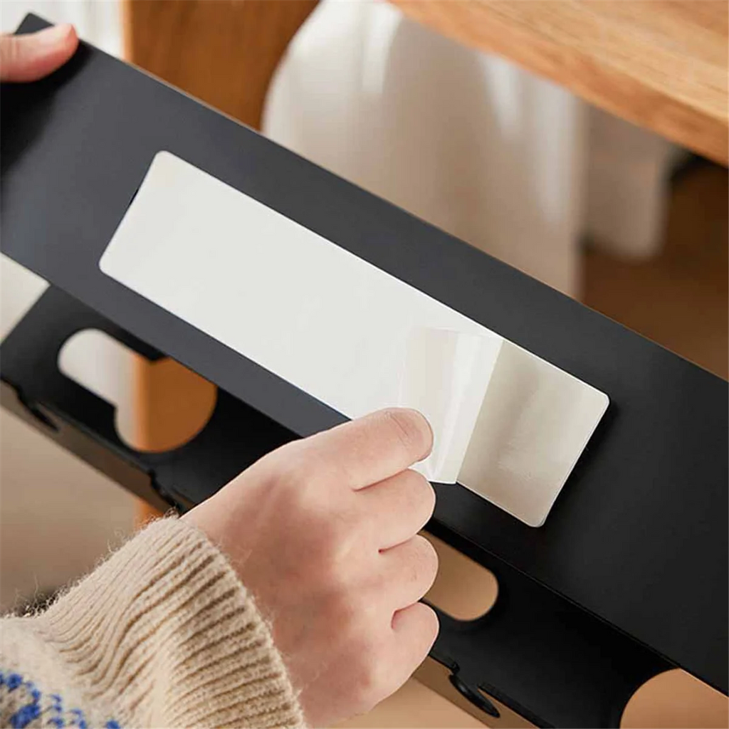Under Desk Cable Management Tray with Clamp, White M1354