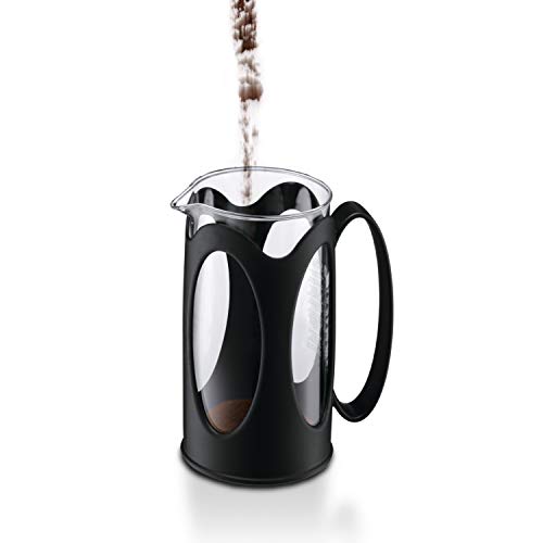 BODUM Kenya French Press Coffee Maker, 4-Cup, Black C3117