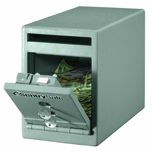 SentrySafe Depository Safe with Dual Key Lock, Steel Drop Slot, 0.38 cu ft X5059