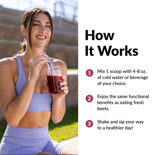 Force Factor Total Beets Organic Beetroot Powder, Unflavored, 90 Servings D4324