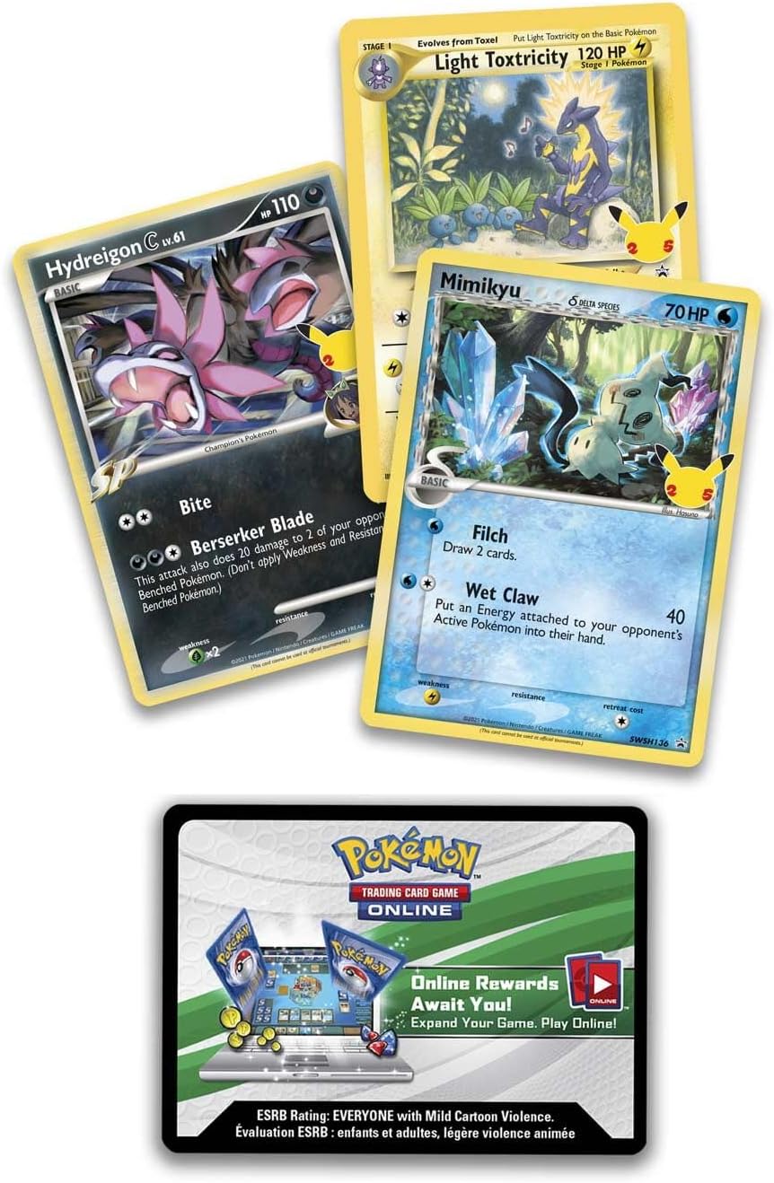 Pokemon TCG 25th Anniversary Celebrations Collector Chest S213