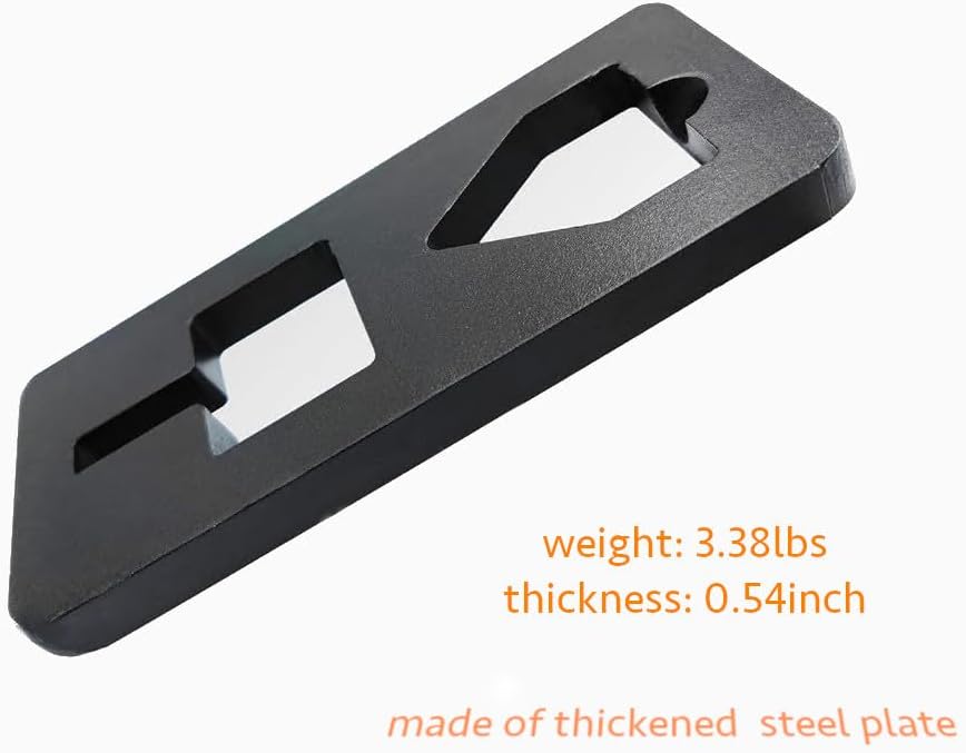 T Post Puller Plate Heavy Duty Steel for Farm & Garden Fence Removal Q5374