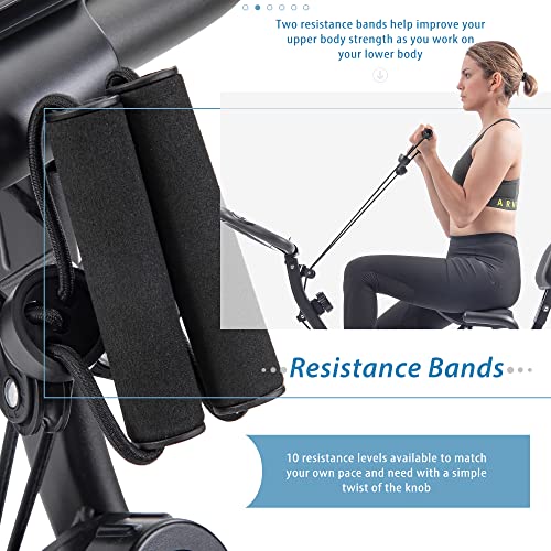 2-in-1 Recumbent & Upright Exercise Bike with Magnetic Resistance J607999