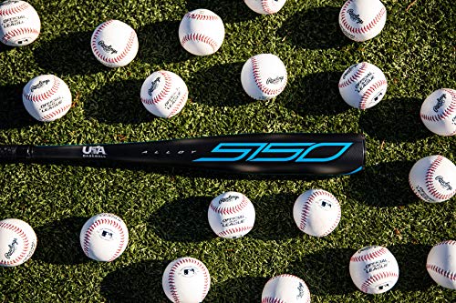 Rawlings 5150 Youth Baseball Bat, USA, -11/-10/-5 Drop, 1 Pc Aluminum, 2 5/8 Barrel S550
