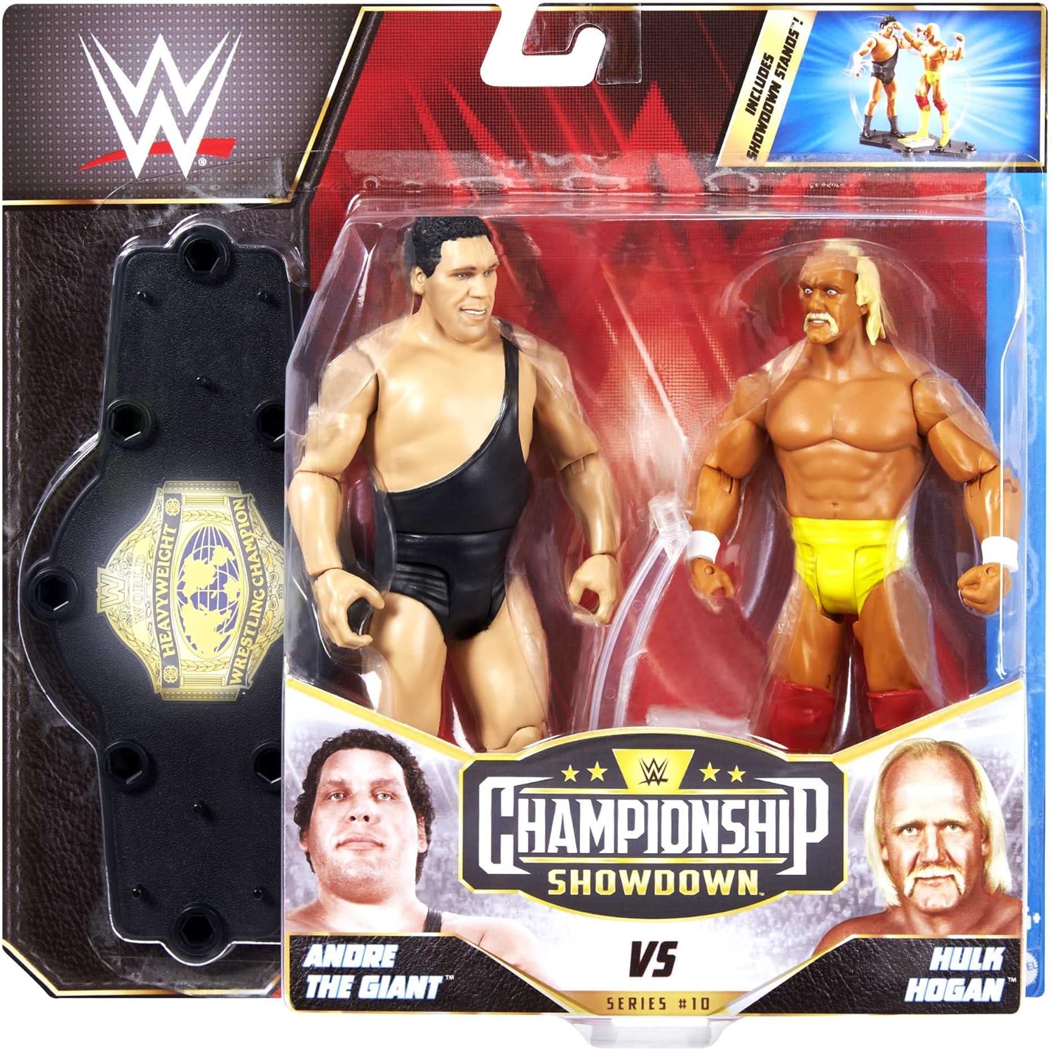 Mattel Hulk Hogan vs Andre The Giant Championship Showdown 2-Pack 6-inch Action Figures V4671