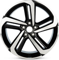 For 2018-2022 Honda Accord 19 Inch Black Machine Face (Diamond Cut) Black Rim - OE Direct Replacement - Road Ready Car Wheel
