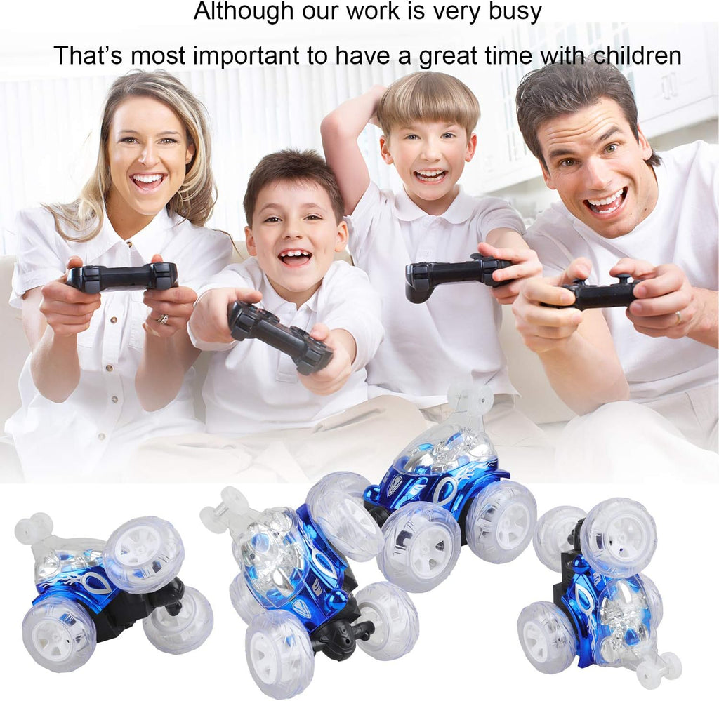 abandon Remote Control Car, RC Stunt Car 360° Spins with Lights & Music, Rechargeable Toy for Kids M458218