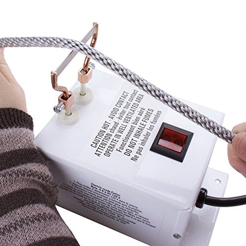 Electric Rope Cutter 120V 48W Hot Blade for Paracord, Webbing & Fabric with Replacement Blades N500