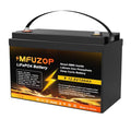 12V 100Ah LiFePO4 Battery, Built-in 100A BMS with Low-Temp Protection, Group 31 Deep Cycle Lithium Battery, Up to 20000 Cycles for RV, Marine, Solar Power, Trolling Motor, Off-Grid Inverter