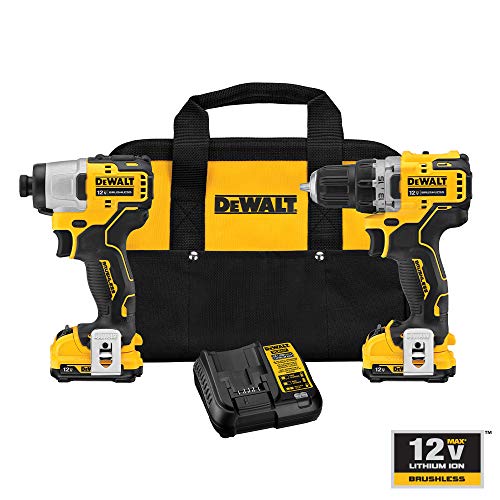 DEWALT XTREME 12V MAX Cordless Drill Combo Kit DCK221F2 D39363