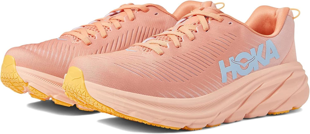HOKA ONE ONE | Women's, Rincon 3 Road Running Sneakers (Shell Coral/Peach Parfait - 9.5) (B) US