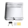Universal Thermostat Lock Box with Key, Acrylic Clear Large Thermostat Cover for Thermostat on Wall Thermostat Guard fits Most Models of Thermostats(Transparent lid,Size:7.3 x 4.7 x 2.2inch)