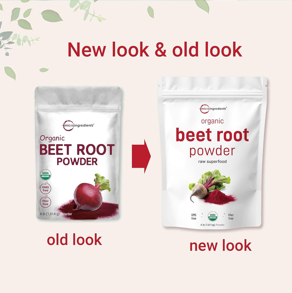 Organic Beet Root Powder, Cold Pressed, Non-GMO, Vegan N30055