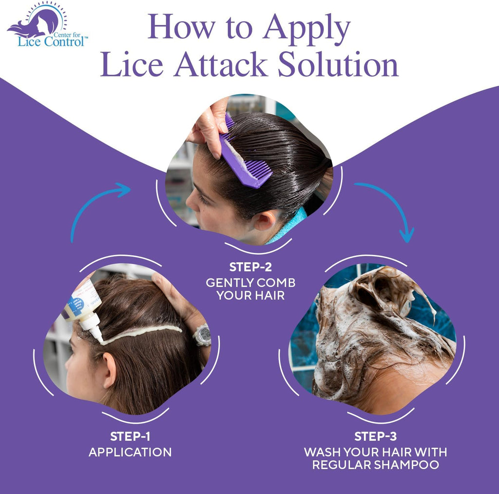 Kapow! 8oz Head Lice Shampoo, 2-Pack Treatment for Kids & Adults Z423